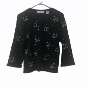 Marisa Christina Black Fall Halloween Sweater